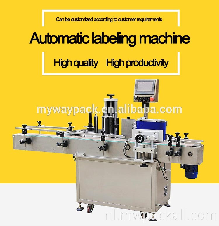 Automatische etiketteringsmachine Ronde fles Automatische vierkante ronde flessen Bierfles etiketteringsmachine voor automatisch label